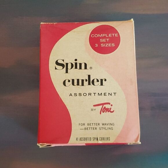Vintage Box of Toni Spin Curlers - 45 ct - Picture 2 of 12